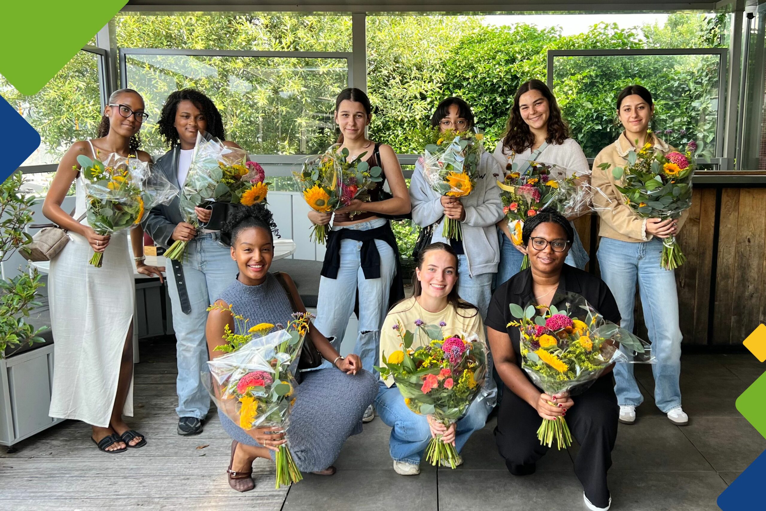 Girls bijeenkomst Bloemschikken